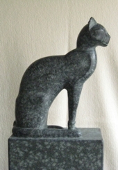 Die Göttin Bastet / Diabas