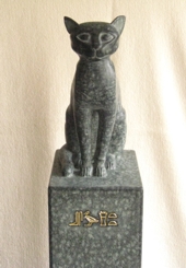 Die Göttin Bastet / Diabas